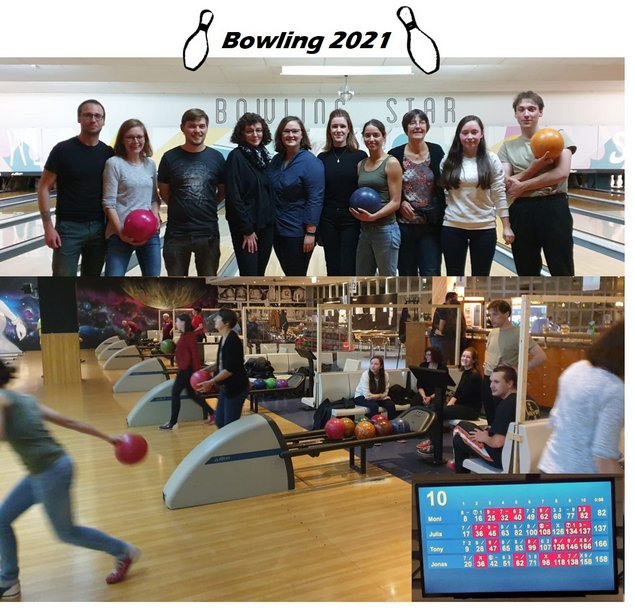 Foto Bowling 2021 Gruppenbild